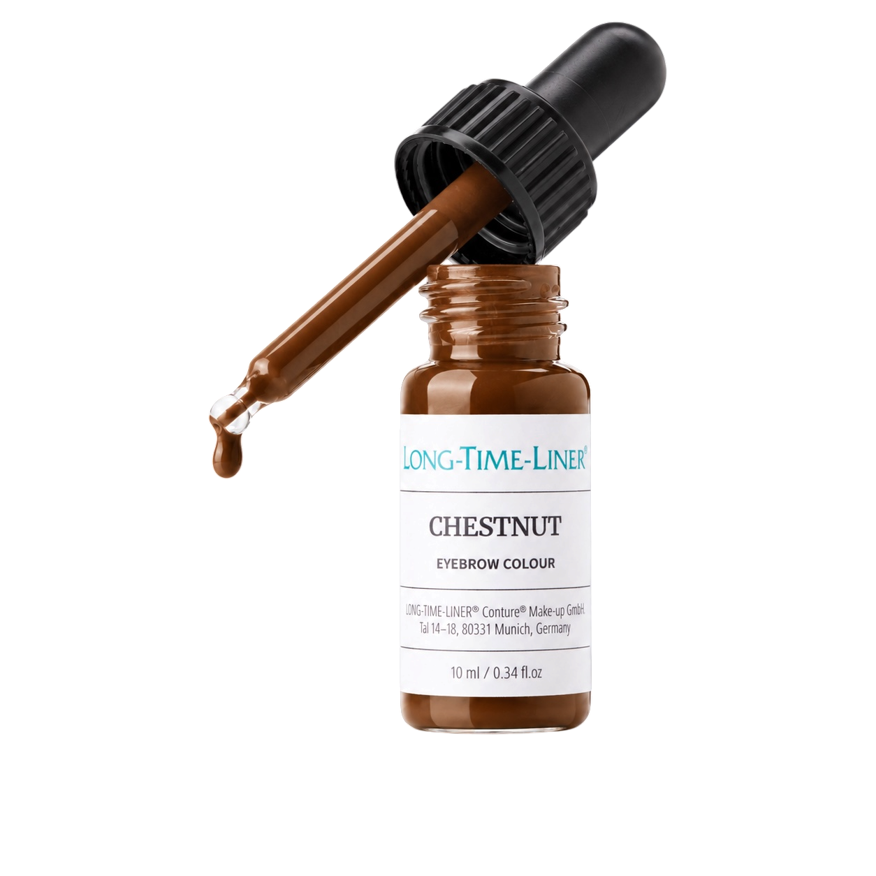 LONG-TIME-LINER Chestnut szemöldökpigment cseppentős üvegben